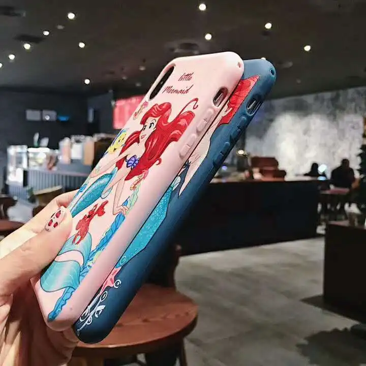 Русалочка классический Disneys аниме мультфильм милый чехол для iPhone Xs Max Xr X 8 7 6 S Plus