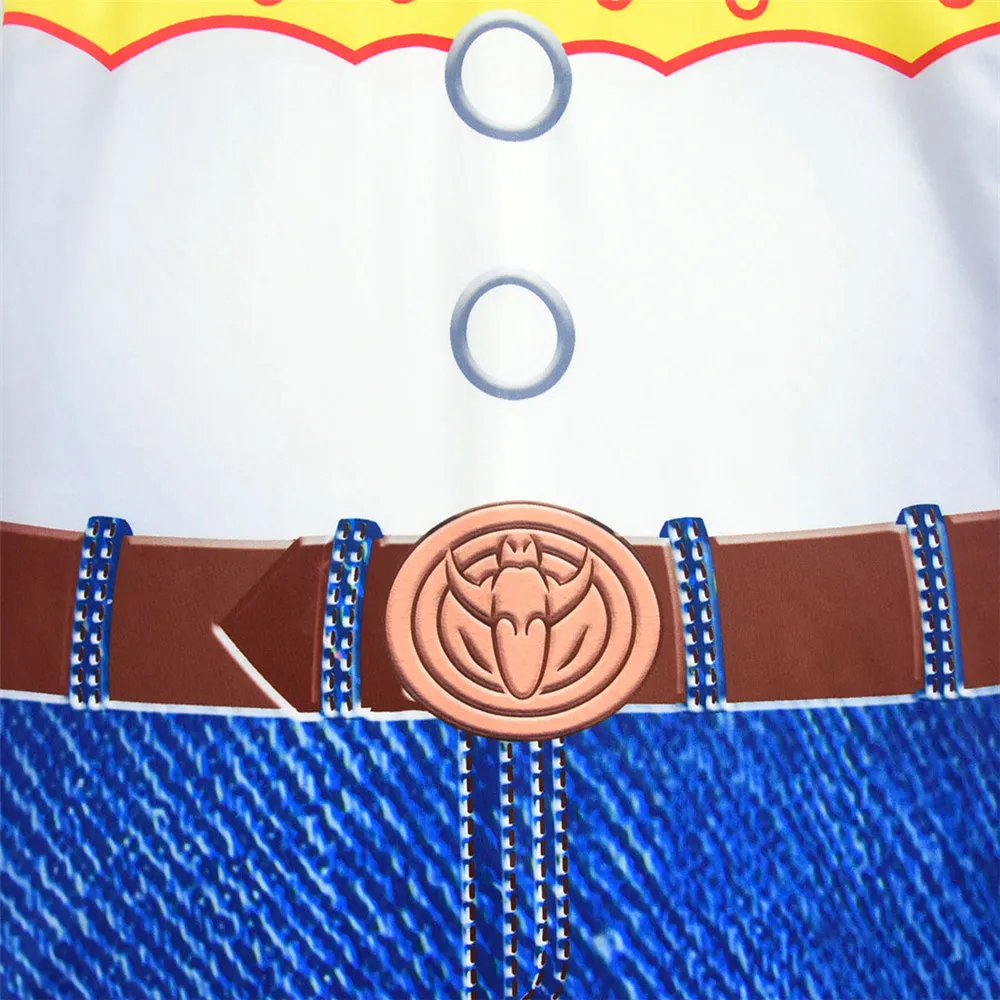 Toy Story 4 Cowgirl Jessie Outfit Cosplay Costume Halloween Carnival Costumes For kid girls Full Sets