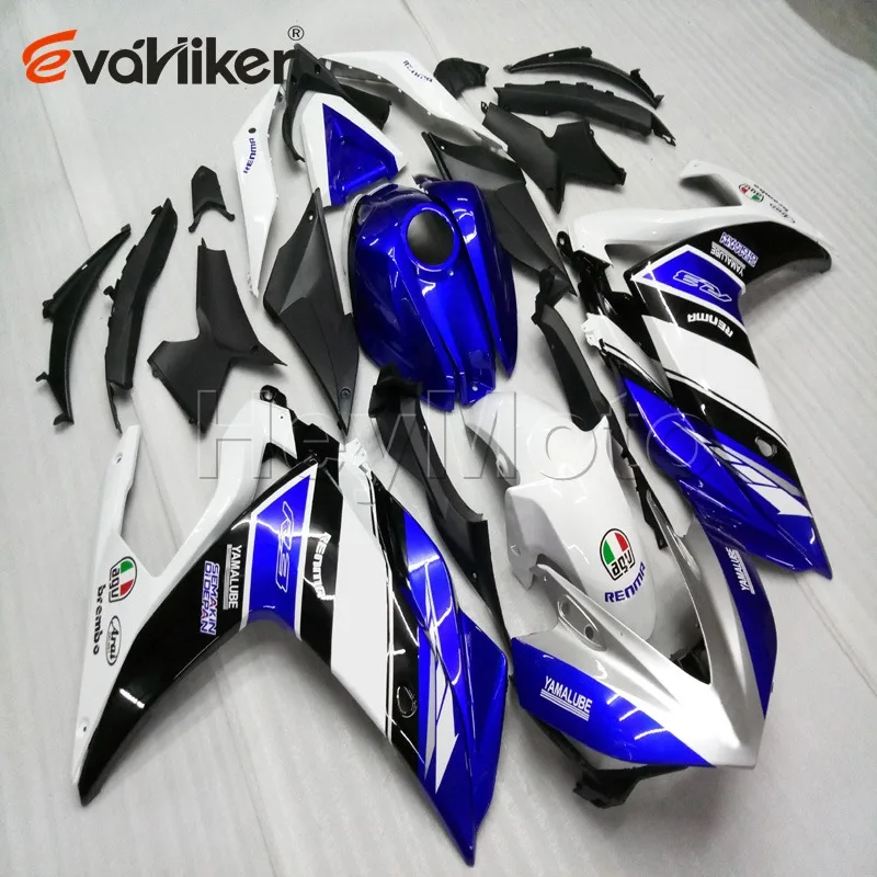 Обтекатель из АБС пластика для R3 2015 2016 YZFR25 сине желтые панели мотоцикла комплект