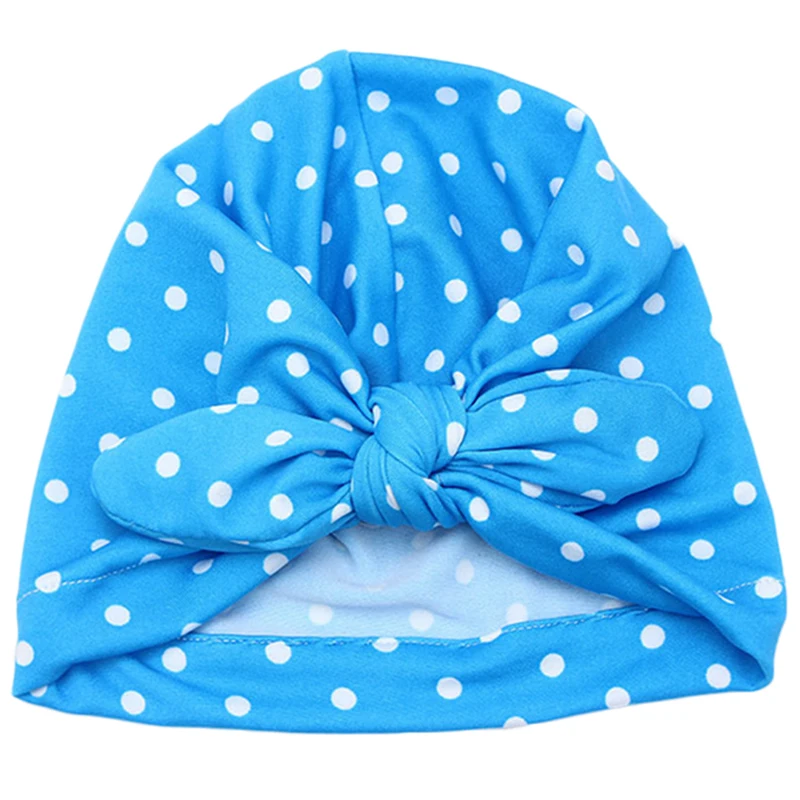 Lacontrie/Детская Хлопковая мягкая шапка-тюрбан с кроличьими ушками эластичная шапка