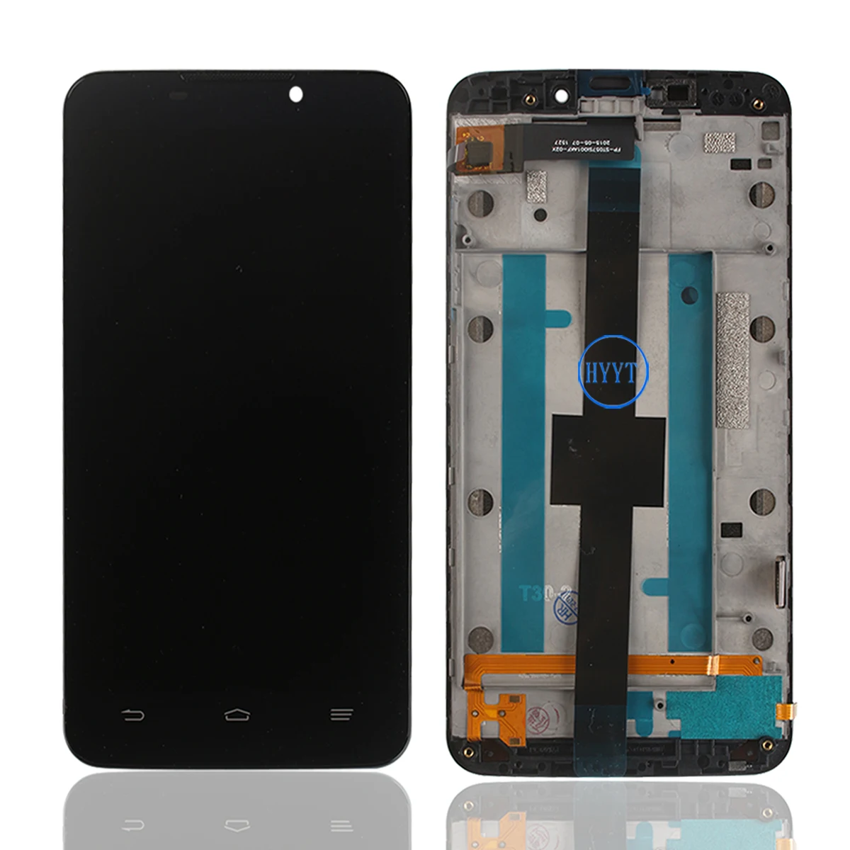 Ocolor для zte Grand memo N5 N9520 V9815 ЖК-дисплей и Сенсорный экран с рамкой в сборе запасная