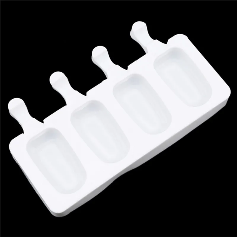 Силиконовая форма для мороженого сделай сам 4 ячейки поднос сковорода кухонные