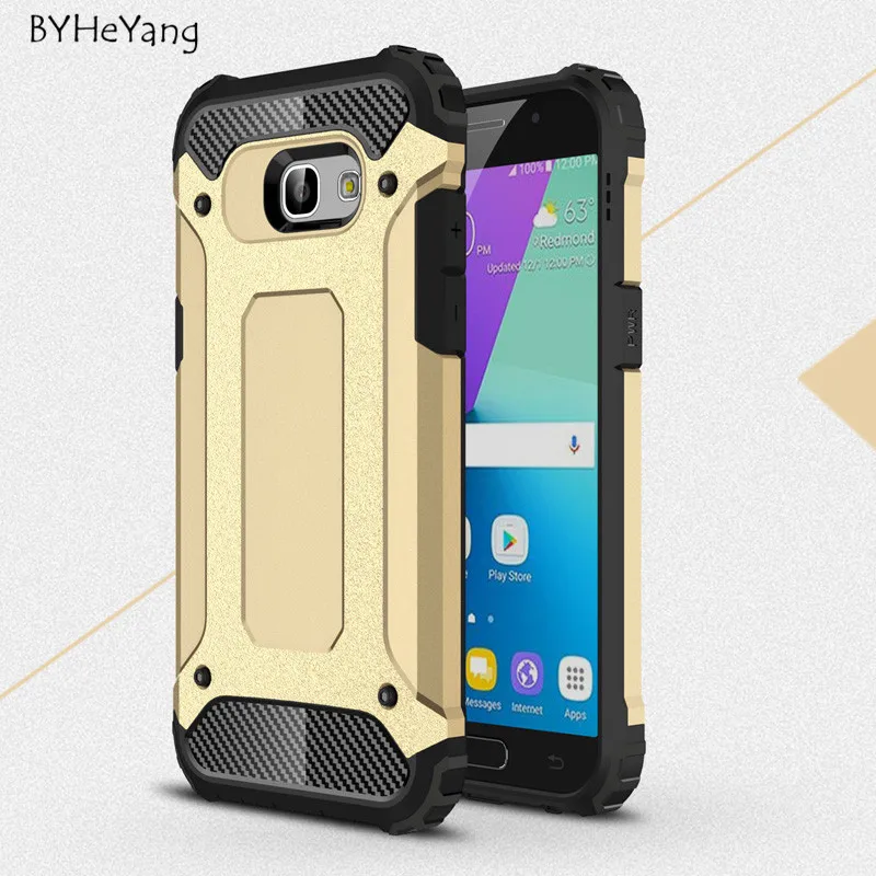 For Samsung Galaxy A5 2017 Case Heavy Duty Armor Slim Hard Tough Cover Silicone Phone for A520 5.2inch | Мобильные телефоны и
