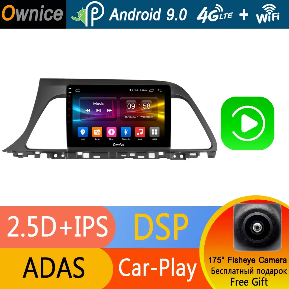 Автомобильный DVD-плеер с восьмиядерным процессором 9 &quotIPS Android 0 GPS-радио для Hyundai