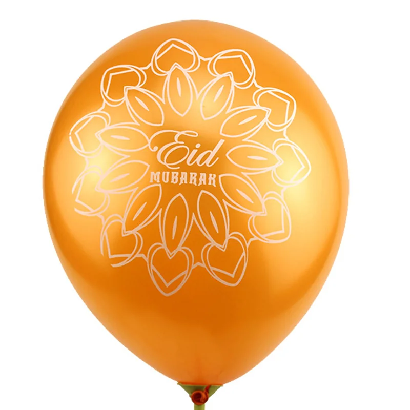 50 шт./лот 10 дюймов красочные ИД Мубарак латексные воздушные шары Happy Eid вечерние