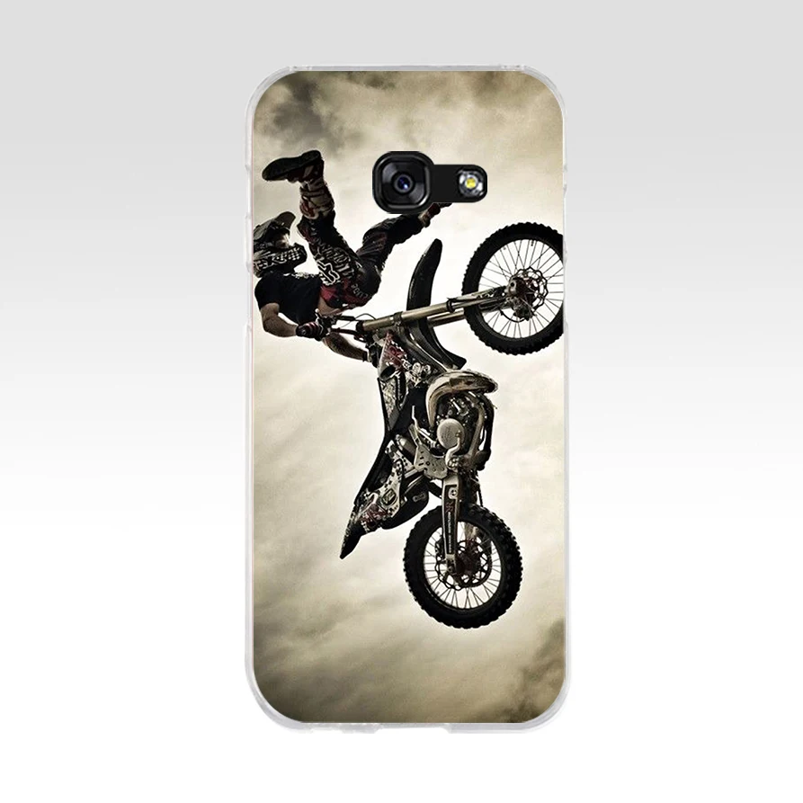 Мягкий силиконовый чехол из ТПУ для мотоциклетных велосипедов телефона Samsung a3 248