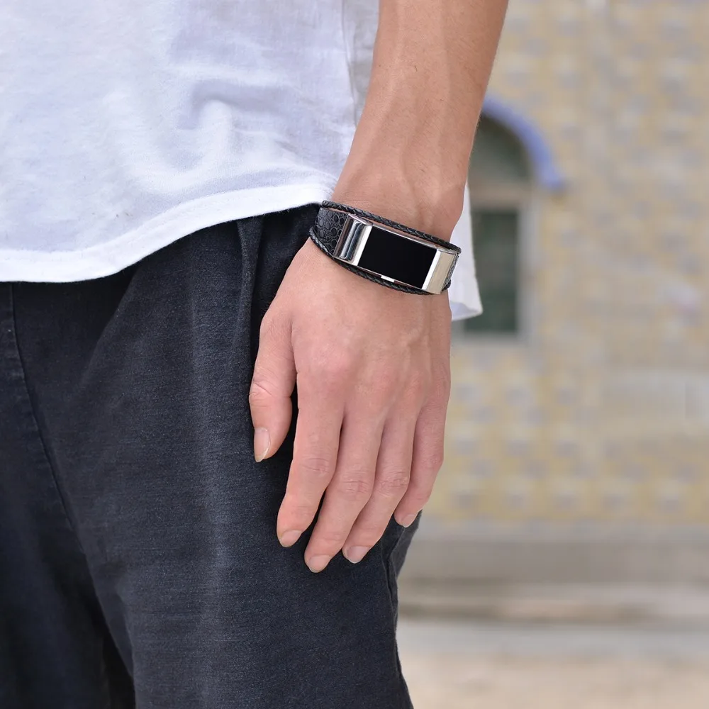 Сменный ремешок для Fitbit Charge 2 кожаный часов браслета смарт-часов | Электроника