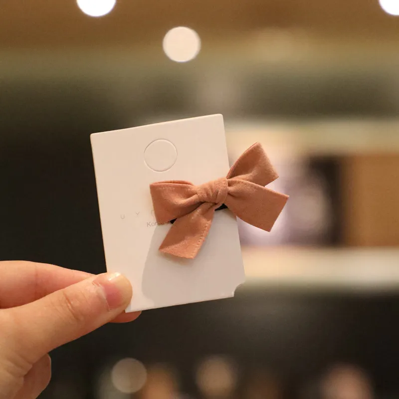 6 pin pink Тканевые заколки для волос, эксклюзивные заколки-бантики для волос, завязанные вручную, заколки для волос, аксессуары для волос для девочек - Цвет: 6 pin pink