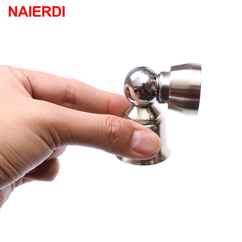 Магнитный держатель двери NAIERDI 304 из нержавеющей стали мощная мини пробка для