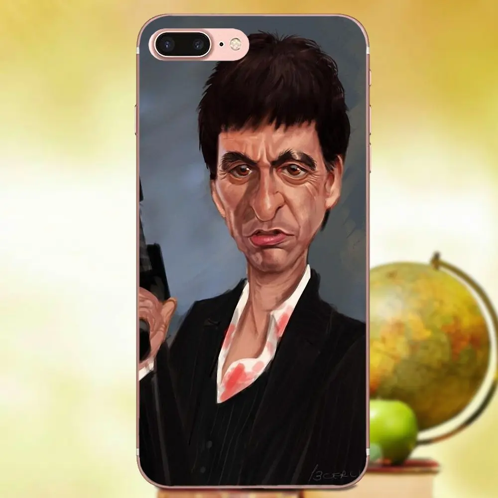 Чехол-накладка из ТПУ Scarface Al Capone для HTC 530 626 628 630 816 820 One A9 M7 M8 M9 M10 E9 Plus U11 Moto G G2 G3 G4 G5 |