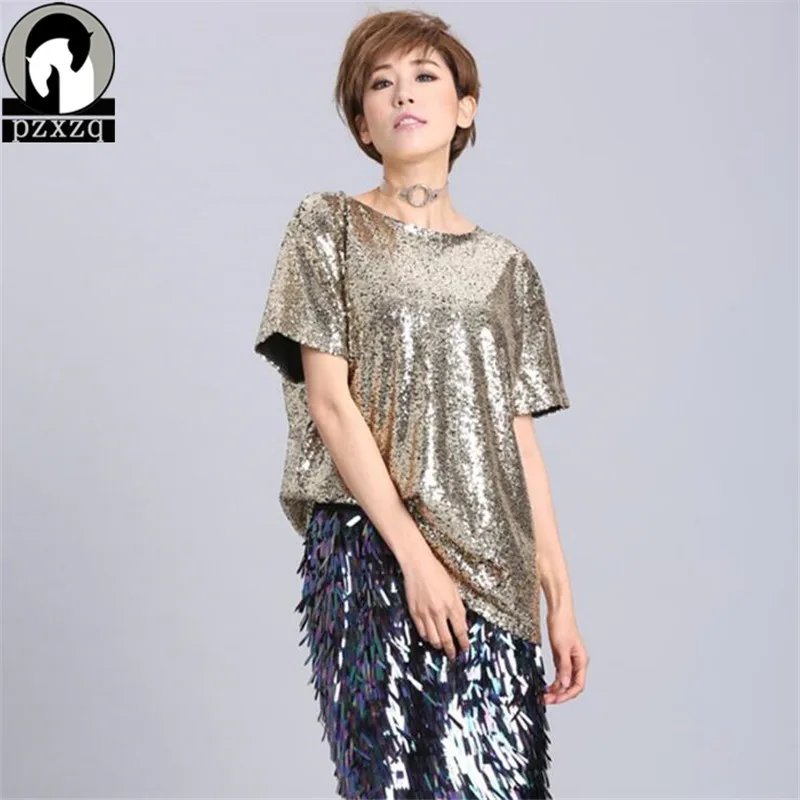 Летняя Новинка 2018 Харадзюку Версия Свободная футболка большого размера Женская