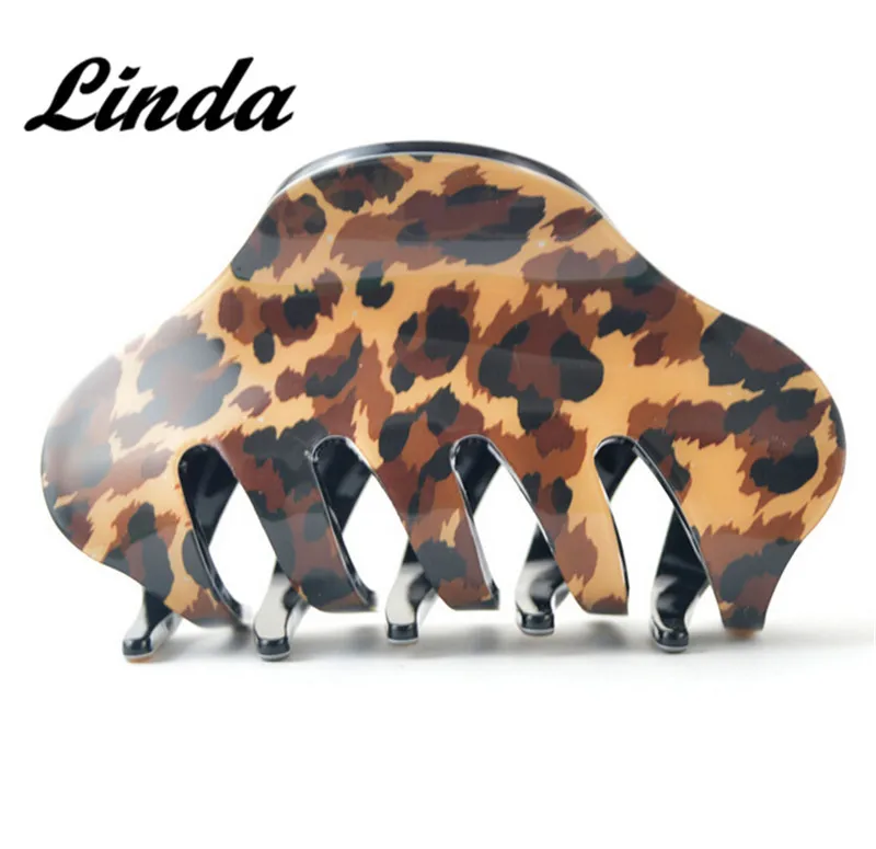 Buena 6 цветов высококачественные заколки для волос модные акриловые заколки для волос карамельные цвета аксессуары для волос для женщин простой зажим для волос краб