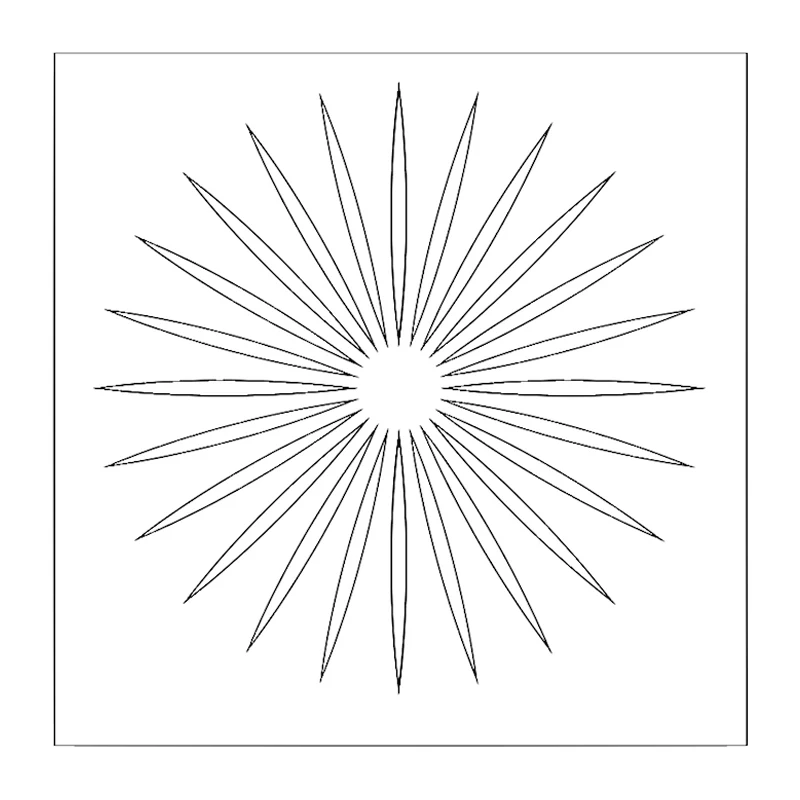 Radiate Brilliant Light Stencil for DIY Scrapbooking New 2019 Paper Cards Making Plastic Templates Decoration Embellishment | Дом и сад