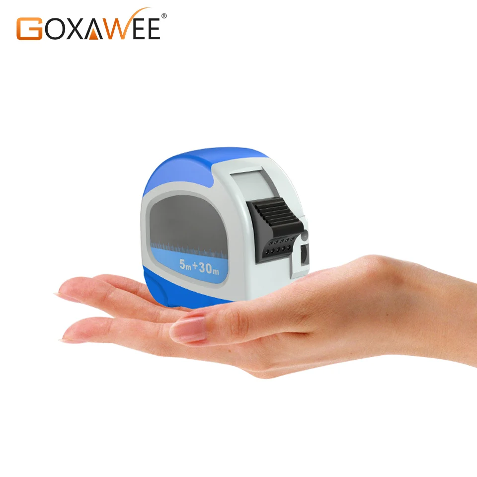 GOXAWEE laser distance meter range finder 30M tape measure digital retractable 5m rangefinder Ruler Survey tool | Инструменты