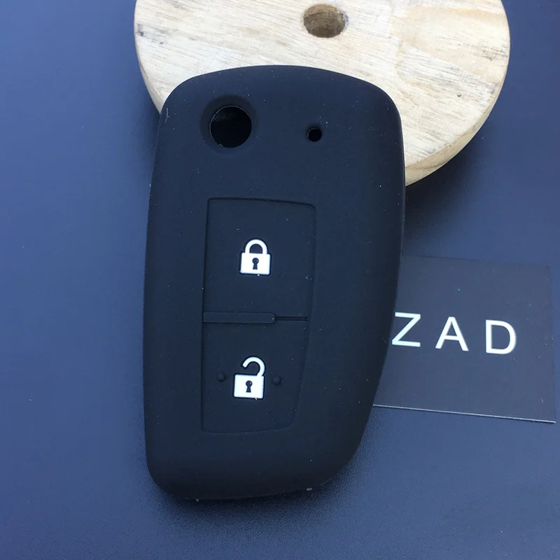 Силиконовый чехол для автомобильного ключа с 2 кнопками Nissan Qashqai J11 X trail Murano MAXIMA