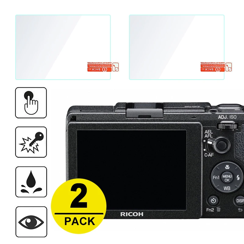 Защитное стекло для Ricoh GR GRII GRIII GR2 Mark III II CX6 CX5 CX4 CX3 CX2 Digital IV WG7 WG 6 G90|Защита экрана| |