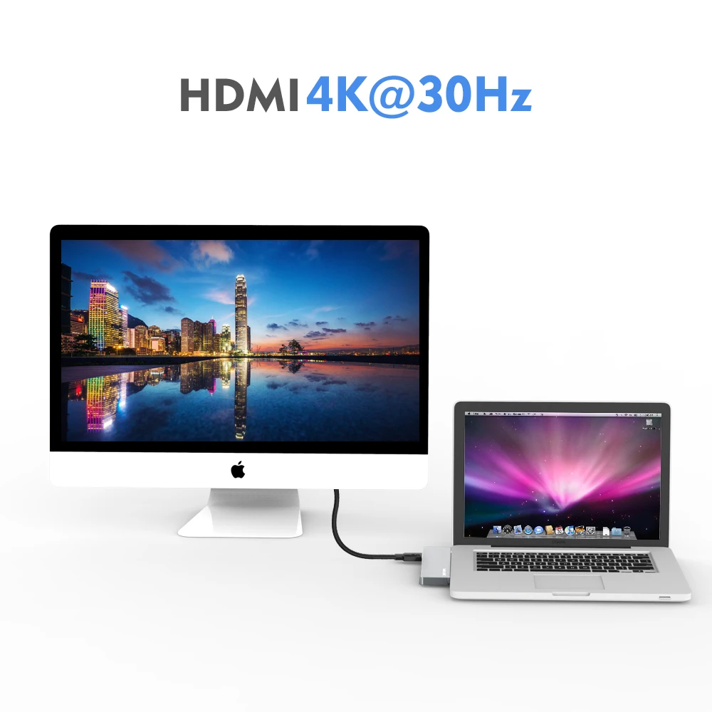 Wavlink USB C концентратор к HDMI 4K адаптер с SD/Micro SD кардридер A 3 0 питания для MacBook