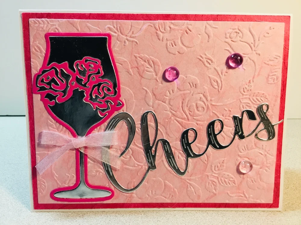 Alinacutle METAL CUTTING DIE Cut Rose Wine Cup Glass Scrapbooking Paper Craft album card Punch Knife art cutter die | Дом и сад