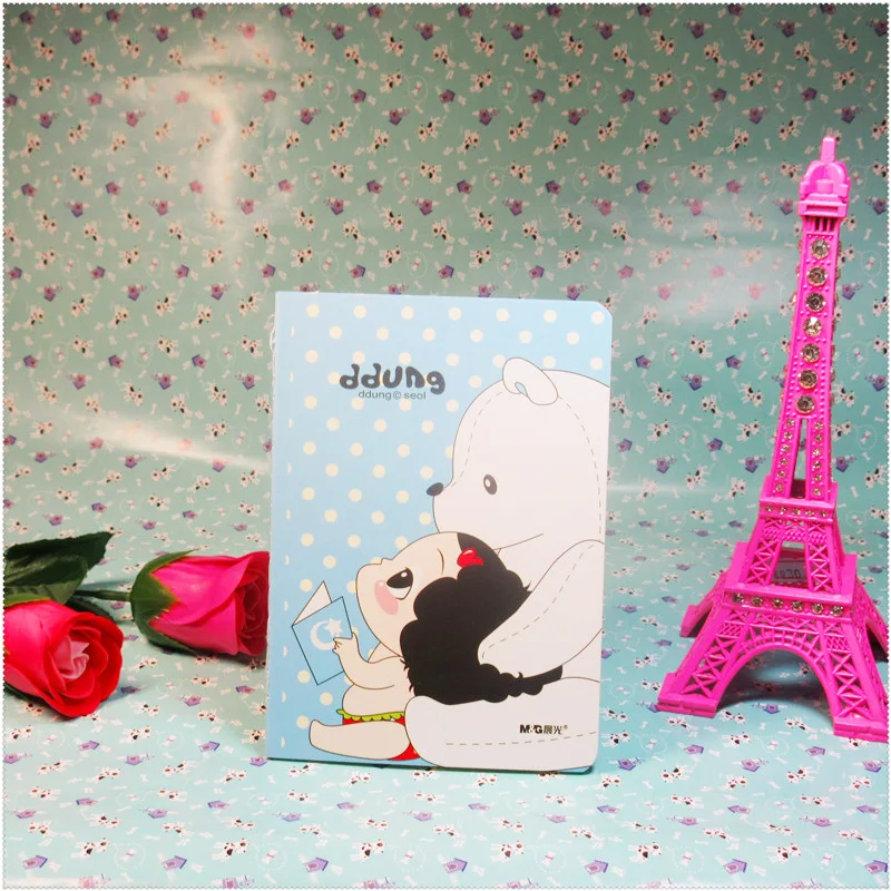 6 видов конструкций Корейский мультфильм мягкая копия блокнот/дневник/блокнот