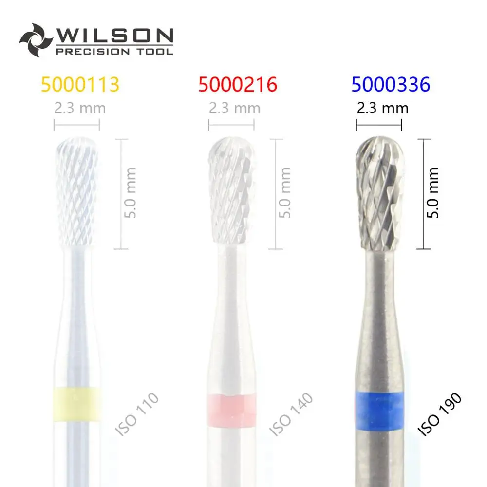 Боры из карбида вольфрама для стоматологической лаборатории HP WILSON ISO 237 023