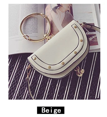 Beige Милые сумки через плечо для женщин, качественная металлическая часть, роскошные сумки, женские сумки, дизайнерские женские клатчи, заготовка для подвески с гравировкой имени - Цвет: Beige