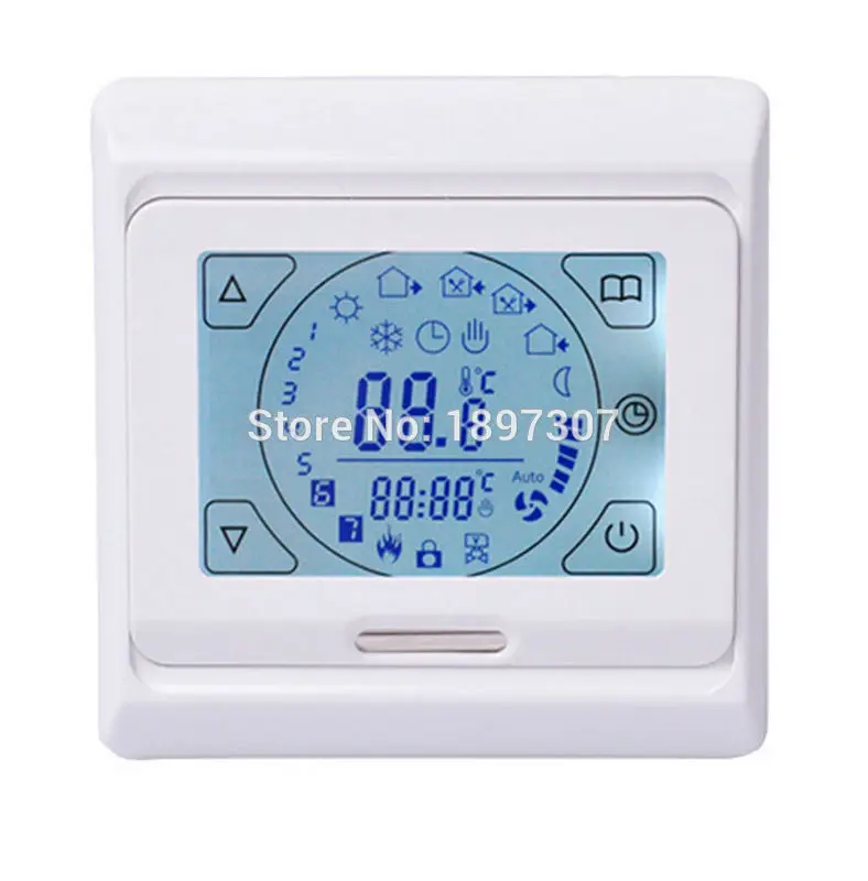 

16A Programmable Digital Touch Screen Thermostat for Heating System Temperature Controller