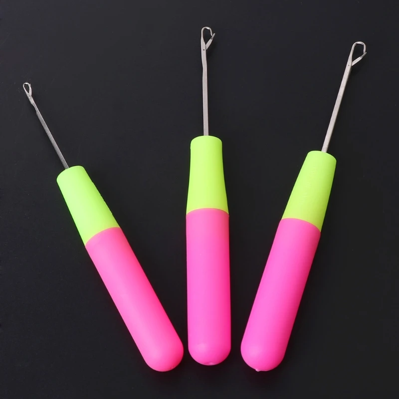 3PCS Crochet Hook Latch Lock Needle Tool Rug Making Knitting Interlock DIY | Дом и сад