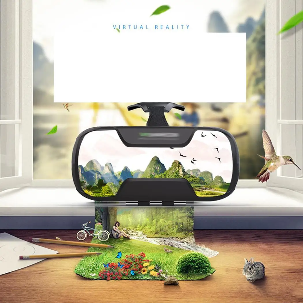 VR Очки виртуальной реальности 3D стерео Игры Руководство как фото очки смотреть