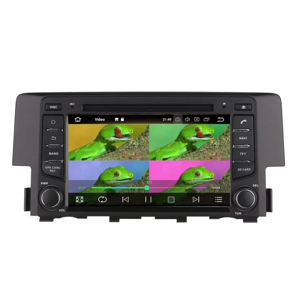 4 ГБ ОЗУ Android 8 0 Восьмиядерный автомобильный ПК GPS головное устройство для Honda Civic