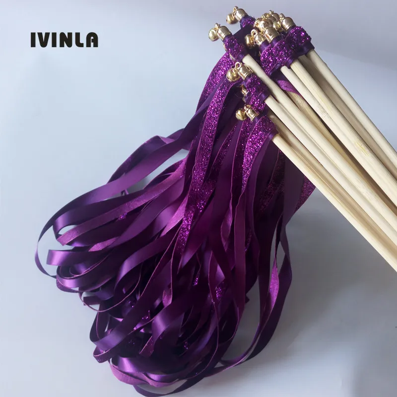 Новое поступление 50 шт./лот фиолетовая блестящая + пятнистая лента палочки