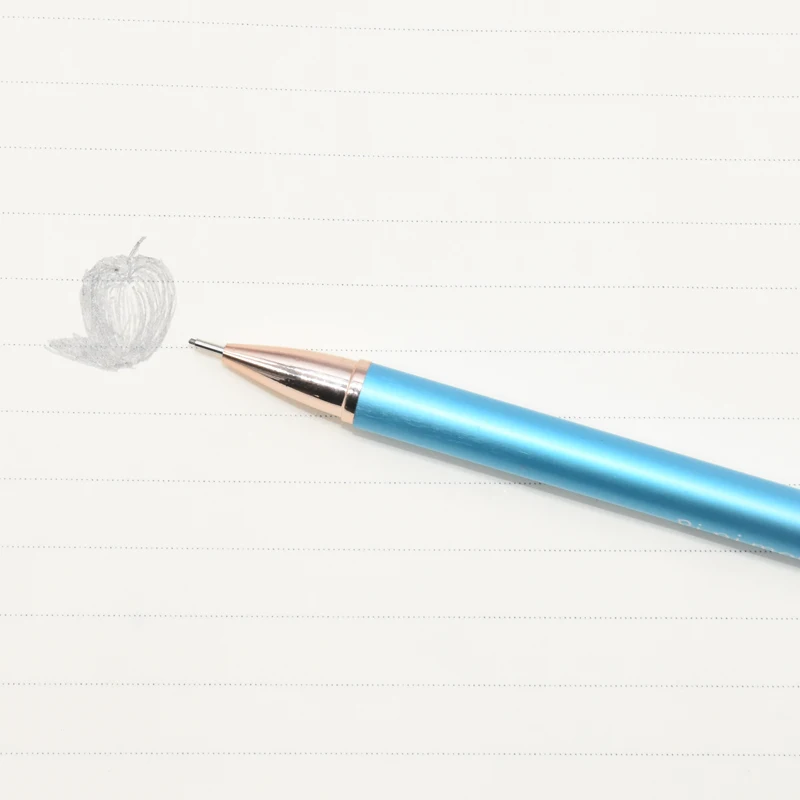 1 шт. роскошный высококачественный металлический механический карандаш 0 7 мм для