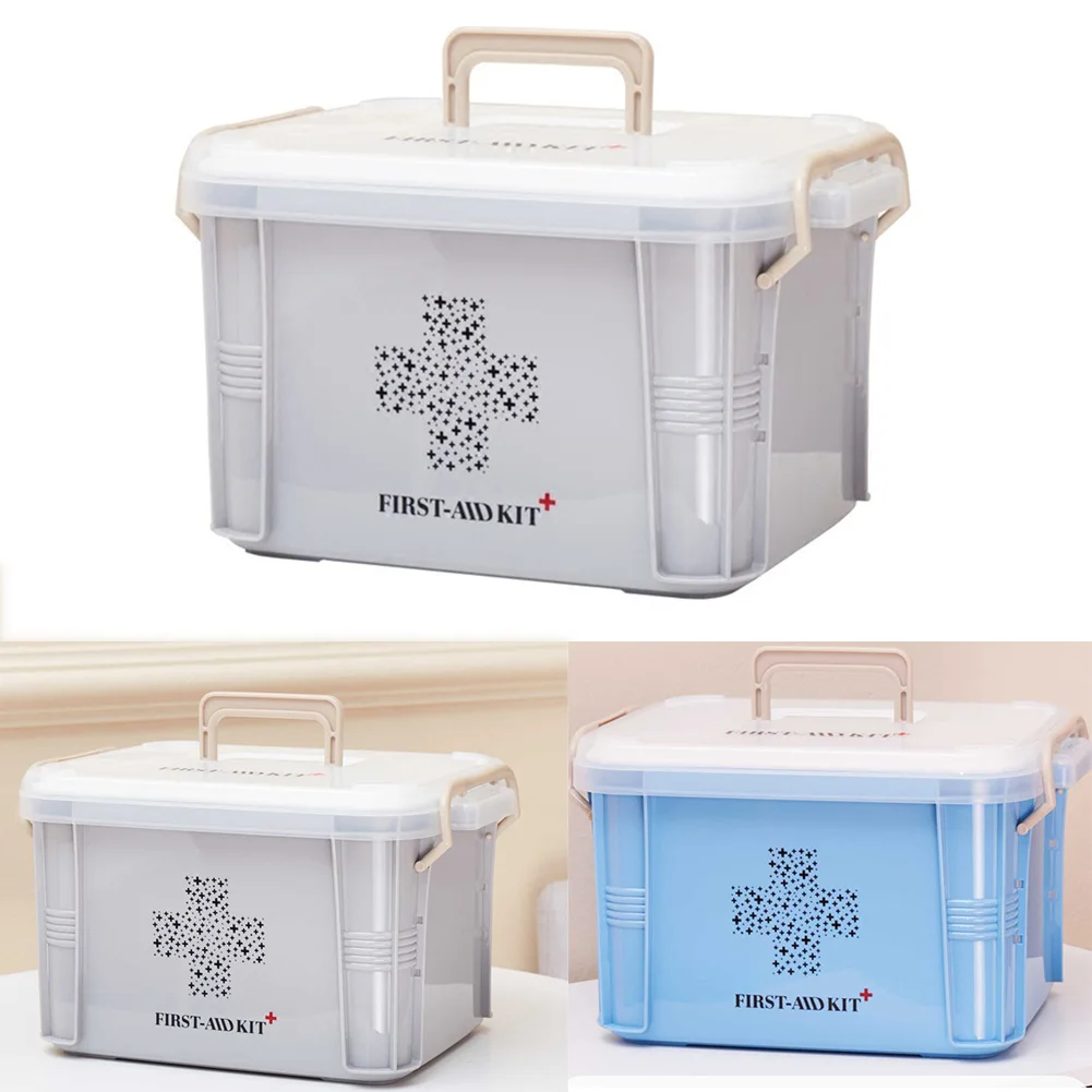 Портативный аварийный многослойный органайзер для хранения большой емкости Pill