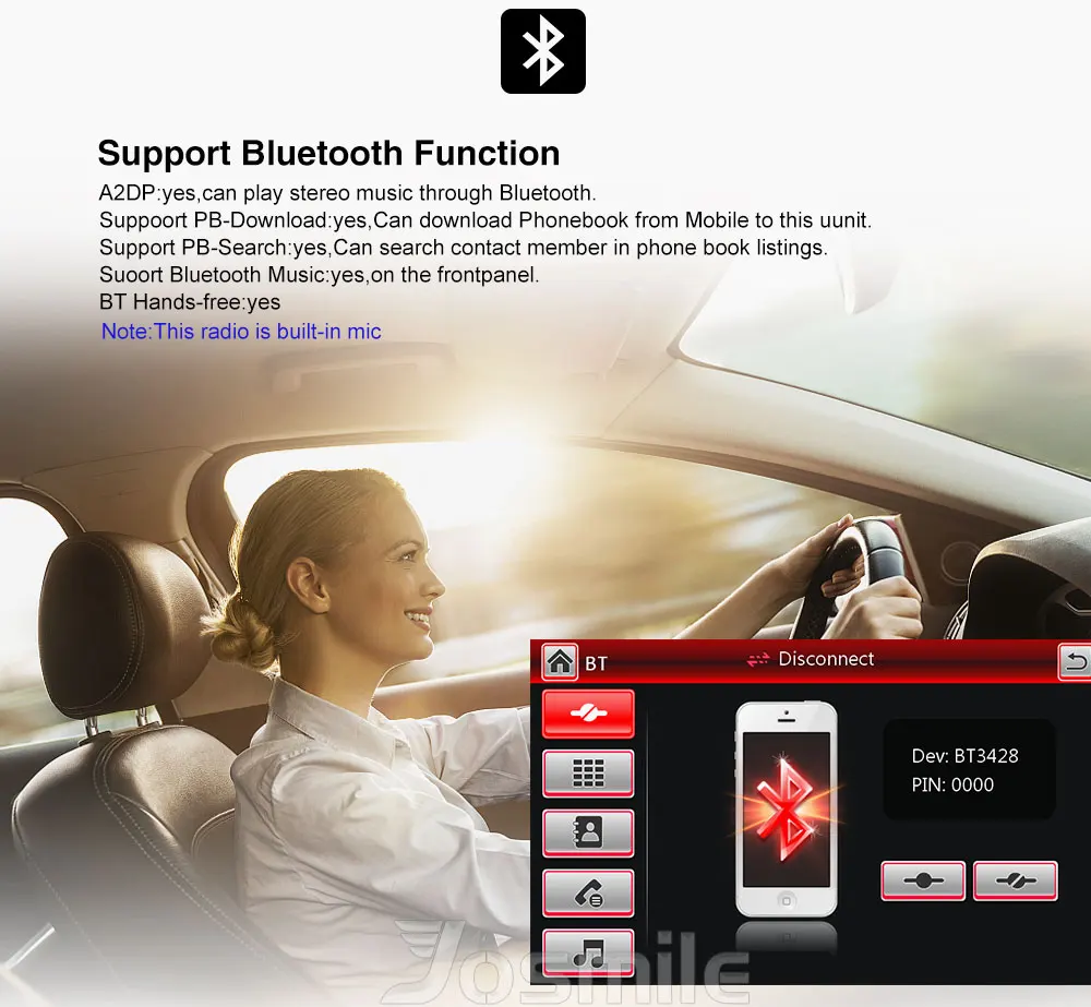 Автомобильный dvd-плеер Josmile 2 Din для W203 Mercedes Benz Vito W639 W168 Vaneo Clk W209 W210 M/ML Мультимедиа Радио Аудио навигация