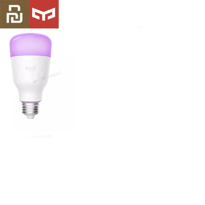 1pcs Color Обновленная версия) крепление для спортивной камеры Xiao mi jia yeelight Смарт светодиодный лампы Красочный 800 люмен 10 Вт E27 лимон умная лампа для mi home приложение - Цвет: 1pcs Color