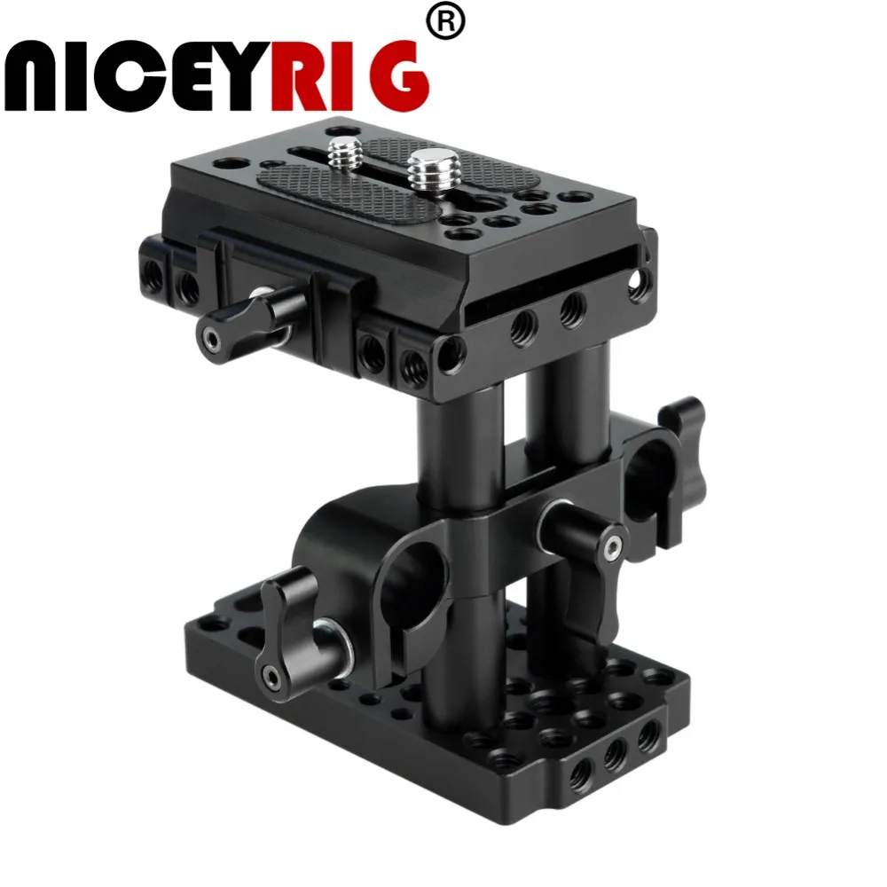 NICEYRIG БЫСТРОРАЗЪЕМНАЯ пластина Manfrotto Сырная 15 мм стержень Базовая подъемная