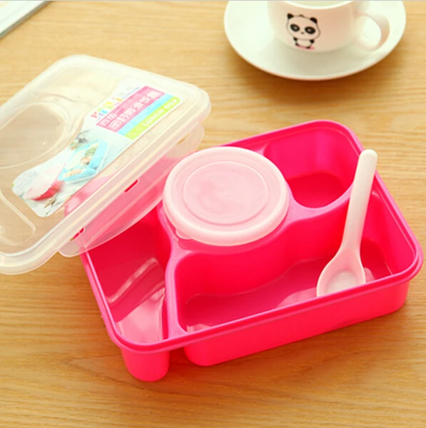 Высококачественный Ланч бокс Bento полностью герметичный пищевой контейнер с 4