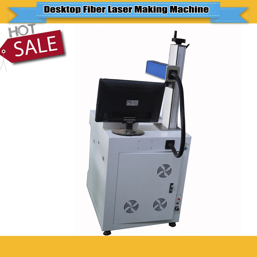 20 Вт 30 портативная мини волоконная лазерная маркировочная машина высокое