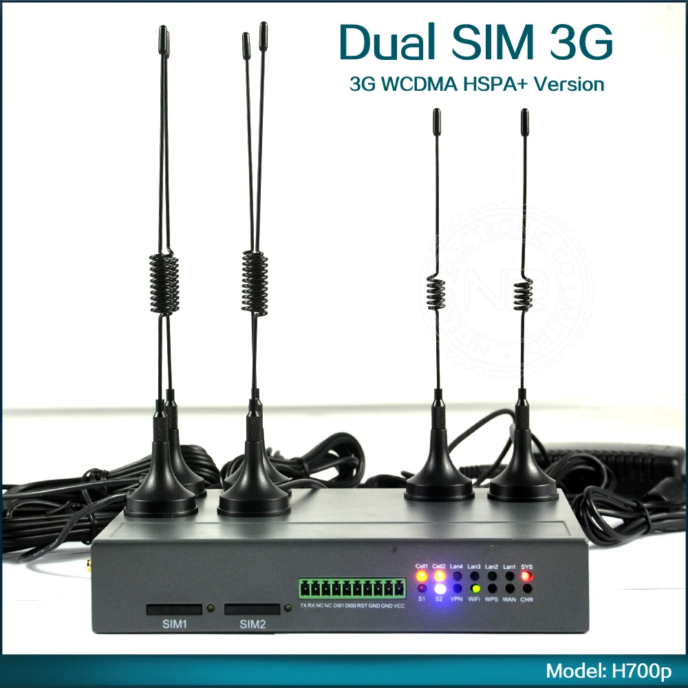 Разблокированный мобильный 3G WiFi модем с двумя sim картами беспроводной