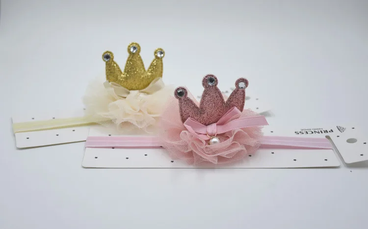 12 шт. эксклюзивные блестящие 3D диадемы ободки градиентные марлевые Цветочные