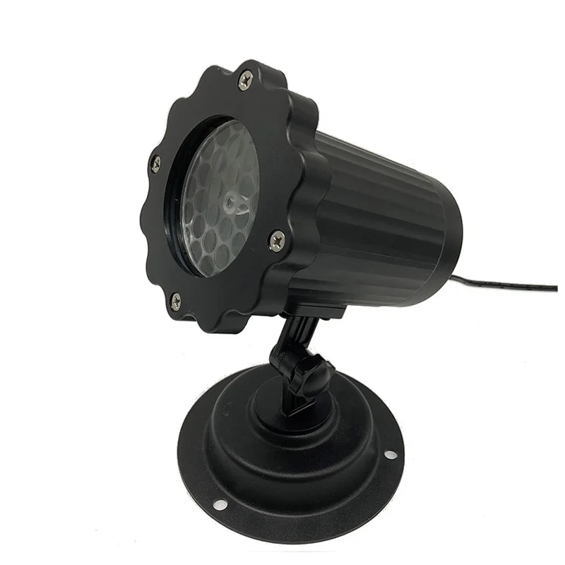 Рождество светодио дный LED Снежинка лазерный проектор лампа водостойкий пейзаж