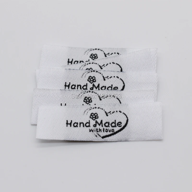 free shipping wholesales handmade tags/woven labels for items clothing label | Дом и сад