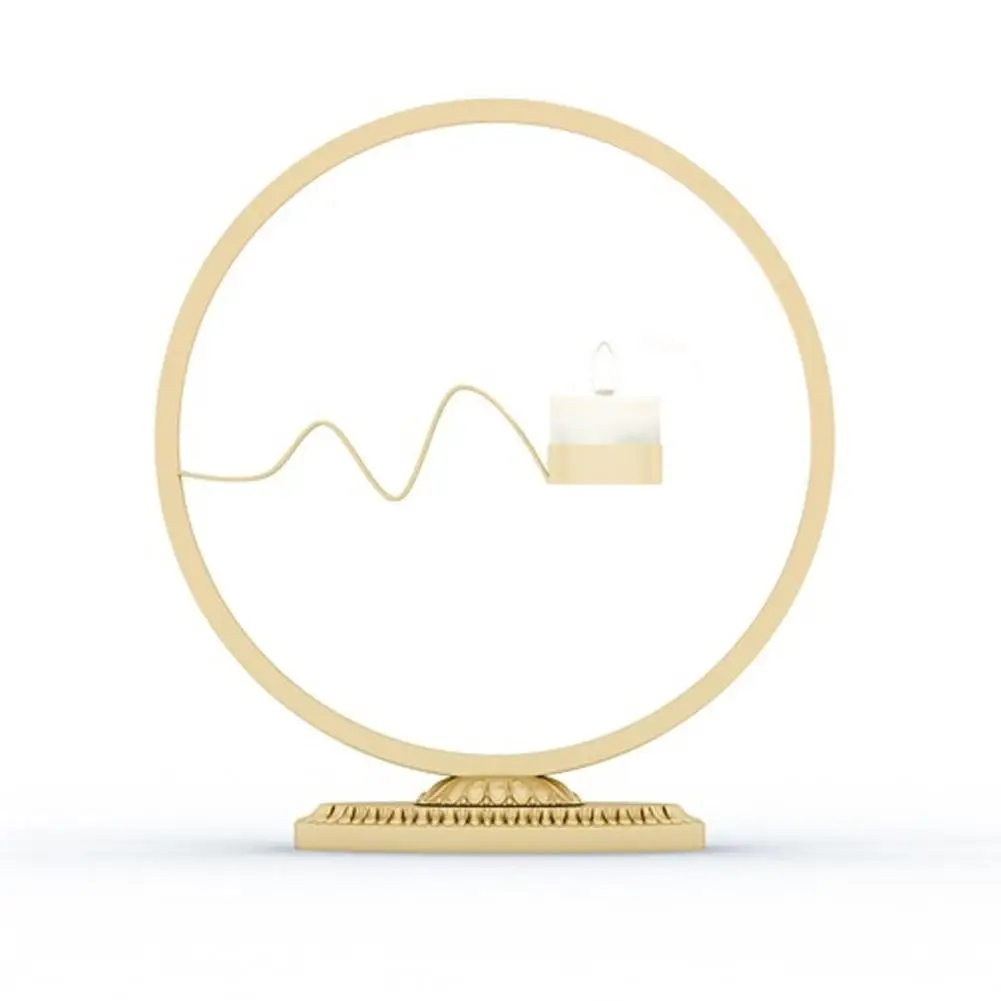 Геометрический подсвечник металлическая ваза настенное украшение для дома