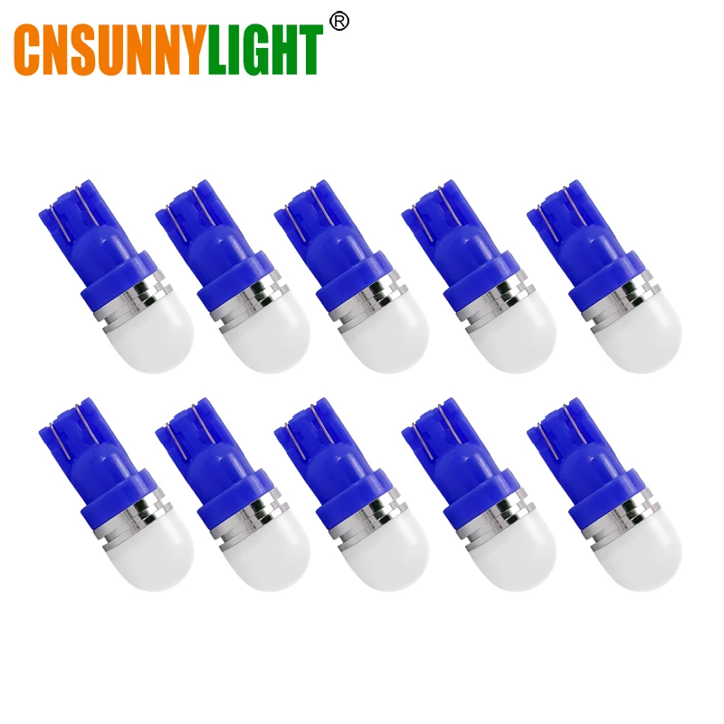 CNSUNNY светильник 10 шт. T10 светодиодный 194 W5W Боковая Ширина инструмент Лицензионная лампа зазор сигнала лампы стоп сигнала ствол купольный светильник для чтения