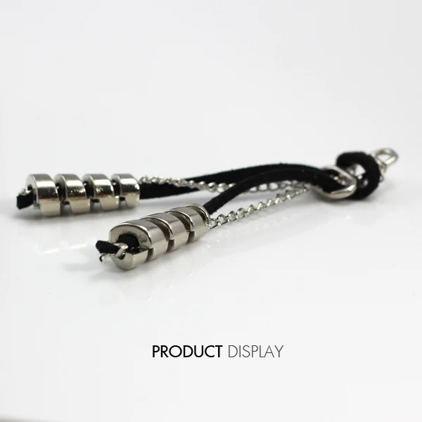 Металлическая серебряная застежка молния звеньевая для женских принадлежностей