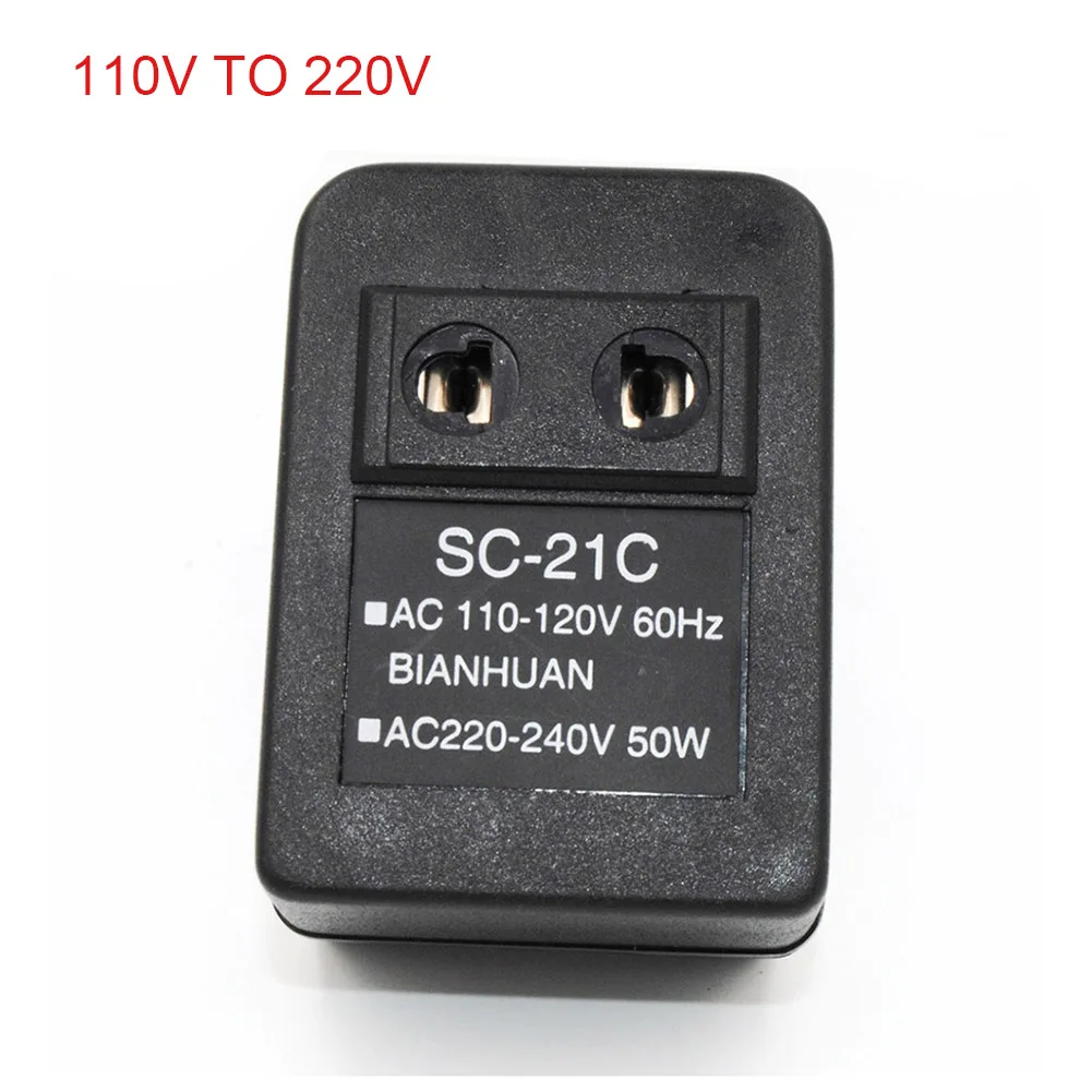 110V TO 220V AC 220 V до 110 V/110 V до 220 V AC преобразователь напряжения питания 20 W Адаптер дорожный трансформатор регулятор TN88 - Цвет: 110V TO 220V