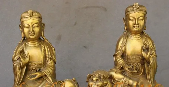 YM 308 тибетская искусственная статуя слона льва | Дом и сад