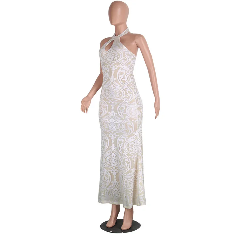 Летний стиль элегантное платье Для женщин Вечеринка Сексуальная Холтер спинки