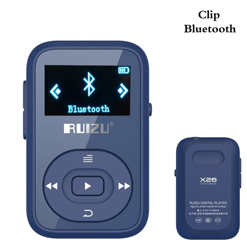 Новый спортивный MP3 плеер с Bluetooth 8 ГБ мини портативный музыкальный без потерь FM
