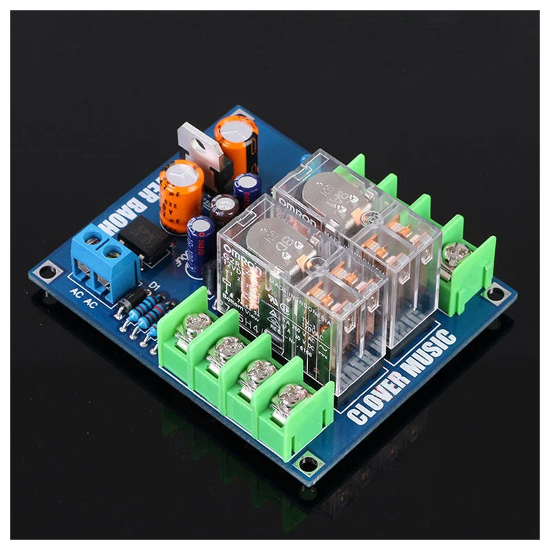Двойной OMRON релейный 7812 + UPC1237 комплект защитной платы динамика для HIFI DIY AC 12 24|upc1237
