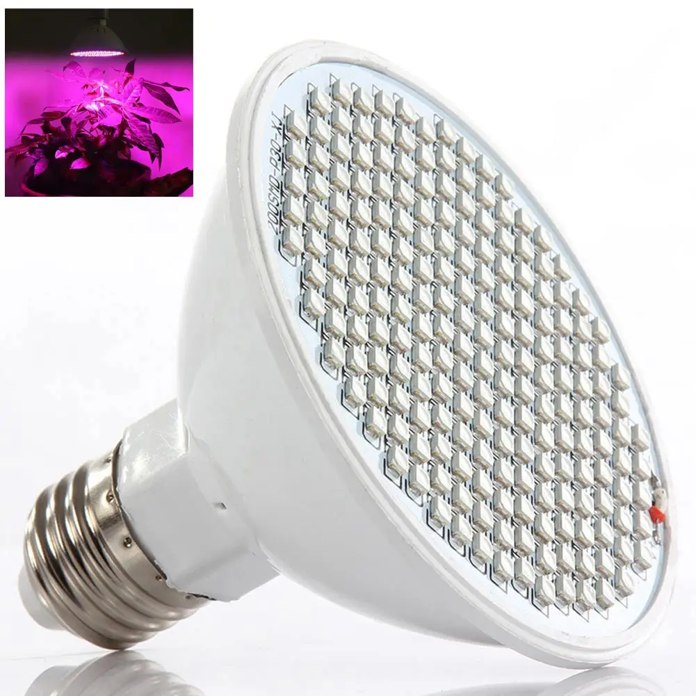 Новая лампа для гидропоники E27 20 Вт 200 светодиодов|lamp bulb|e27 20wlight lamp |
